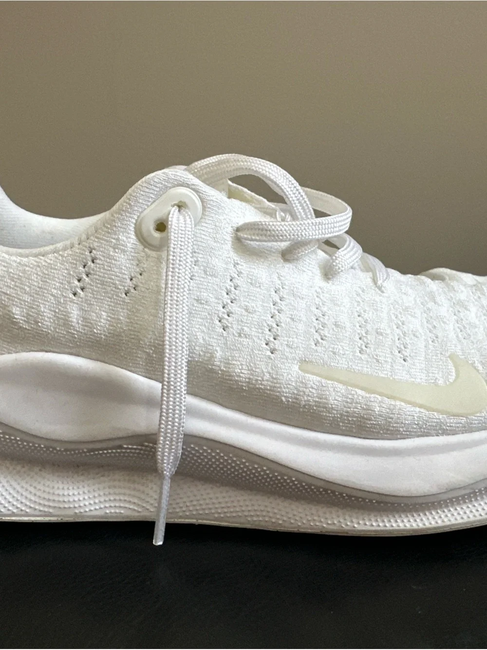 Nike React Infinity Run 4 Flyknit White Running Shoes